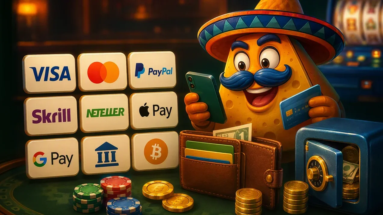 Metodi di pagamento Casinacho Casino: depositi e prelievi in EUR